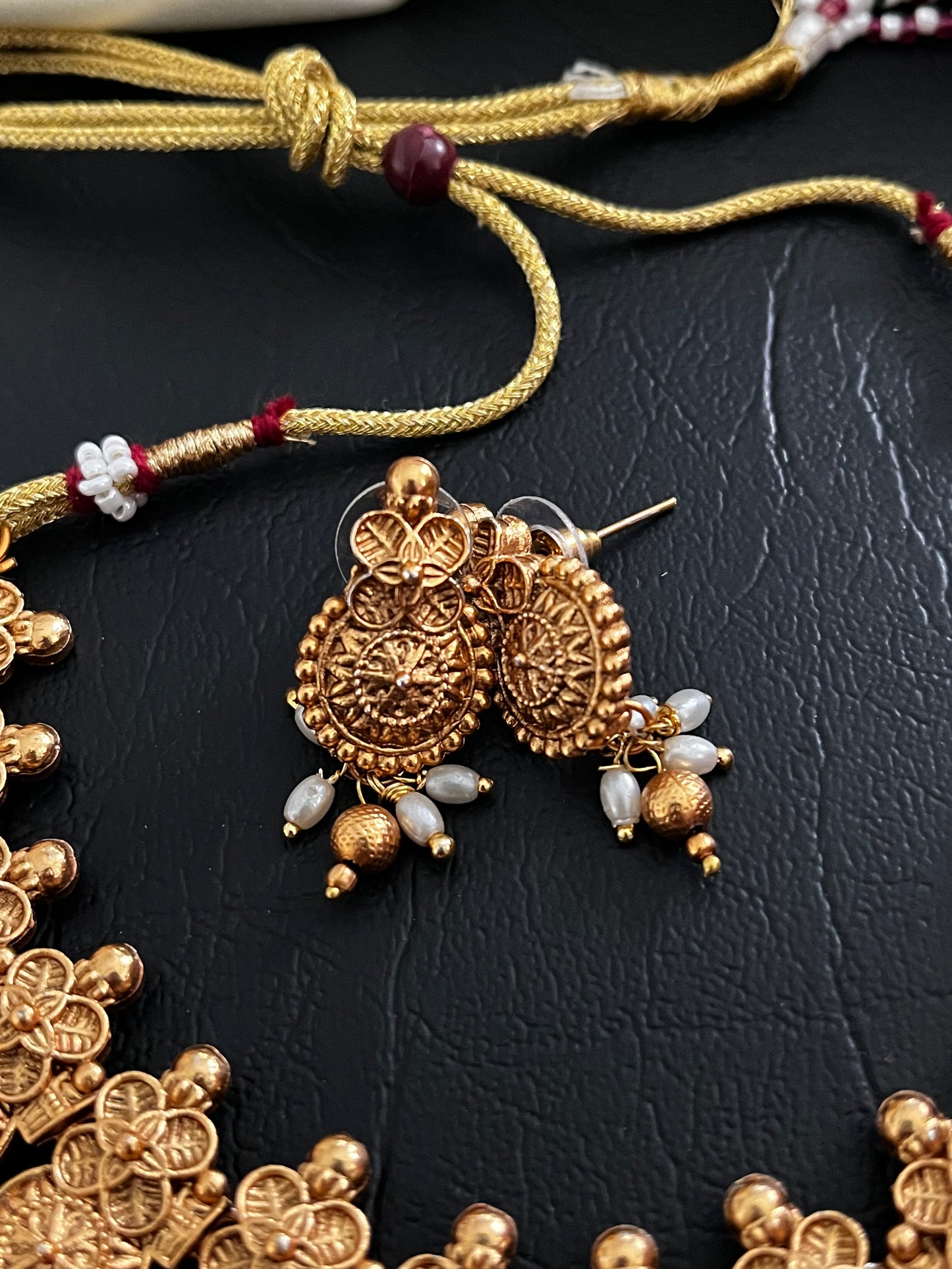Vritika - Temple Necklace Set