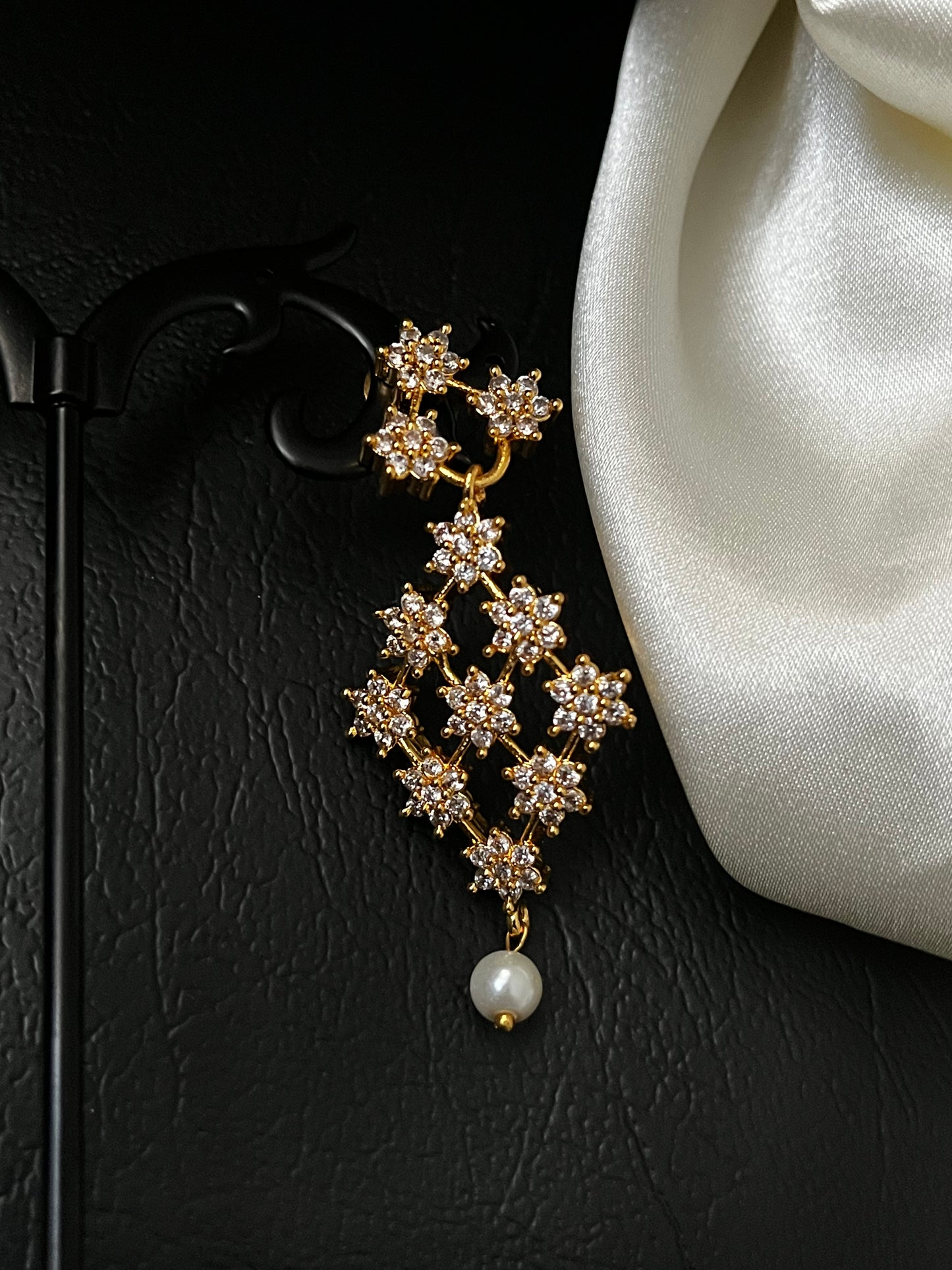 Taarika – Starfall CZ Statement Choker Set