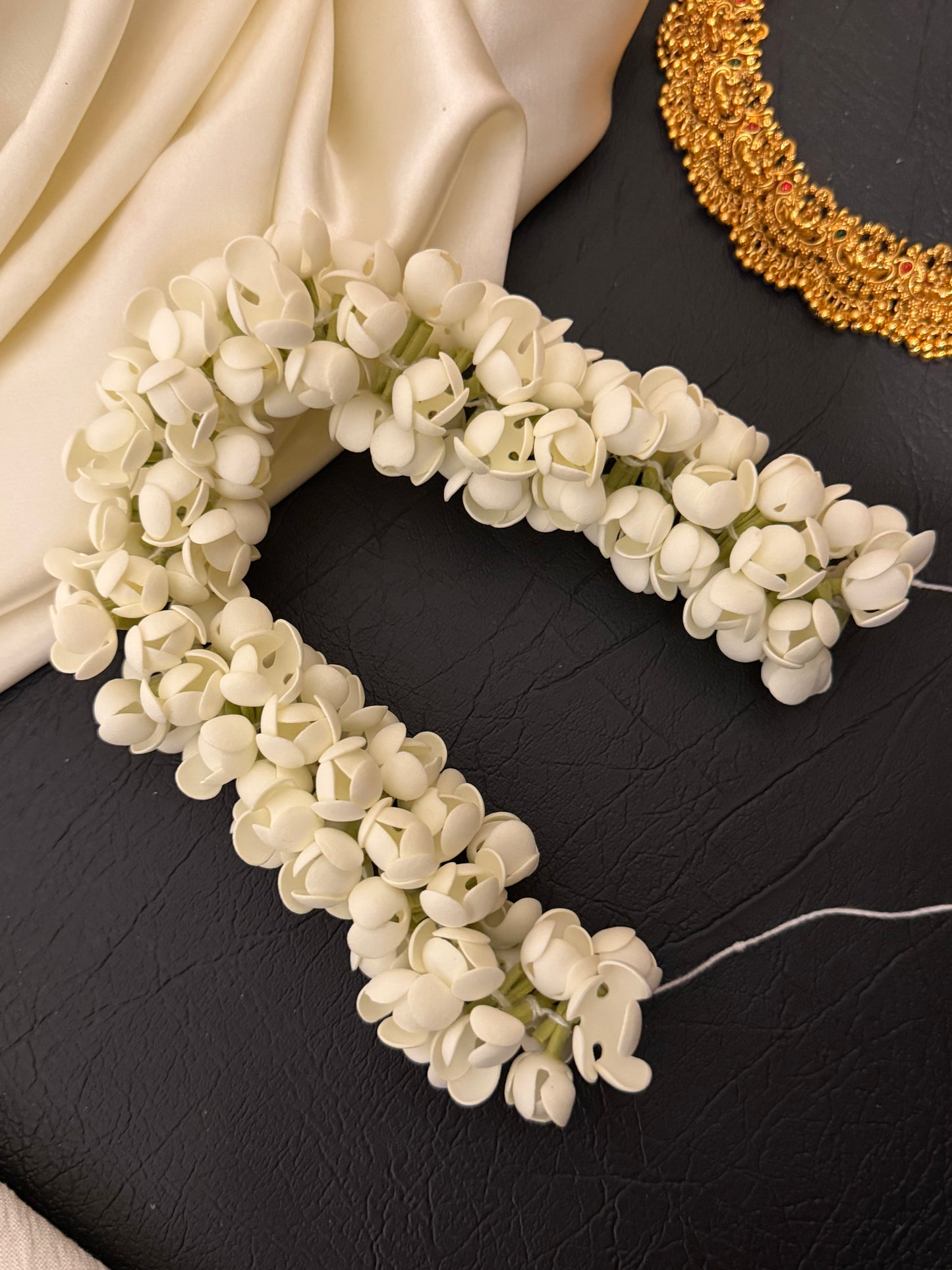 Mallika Heavy - Artificial Jasmine Hair Garland – 40 cm| Traditional hair accessory