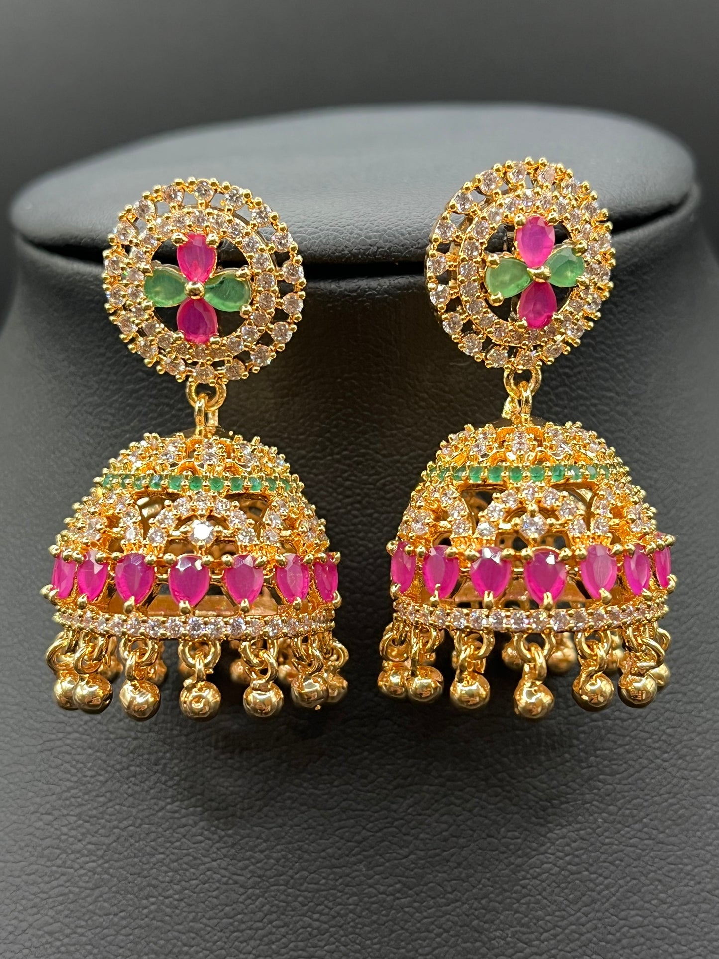 Nyla - Premium Gold Plated Jhumkas
