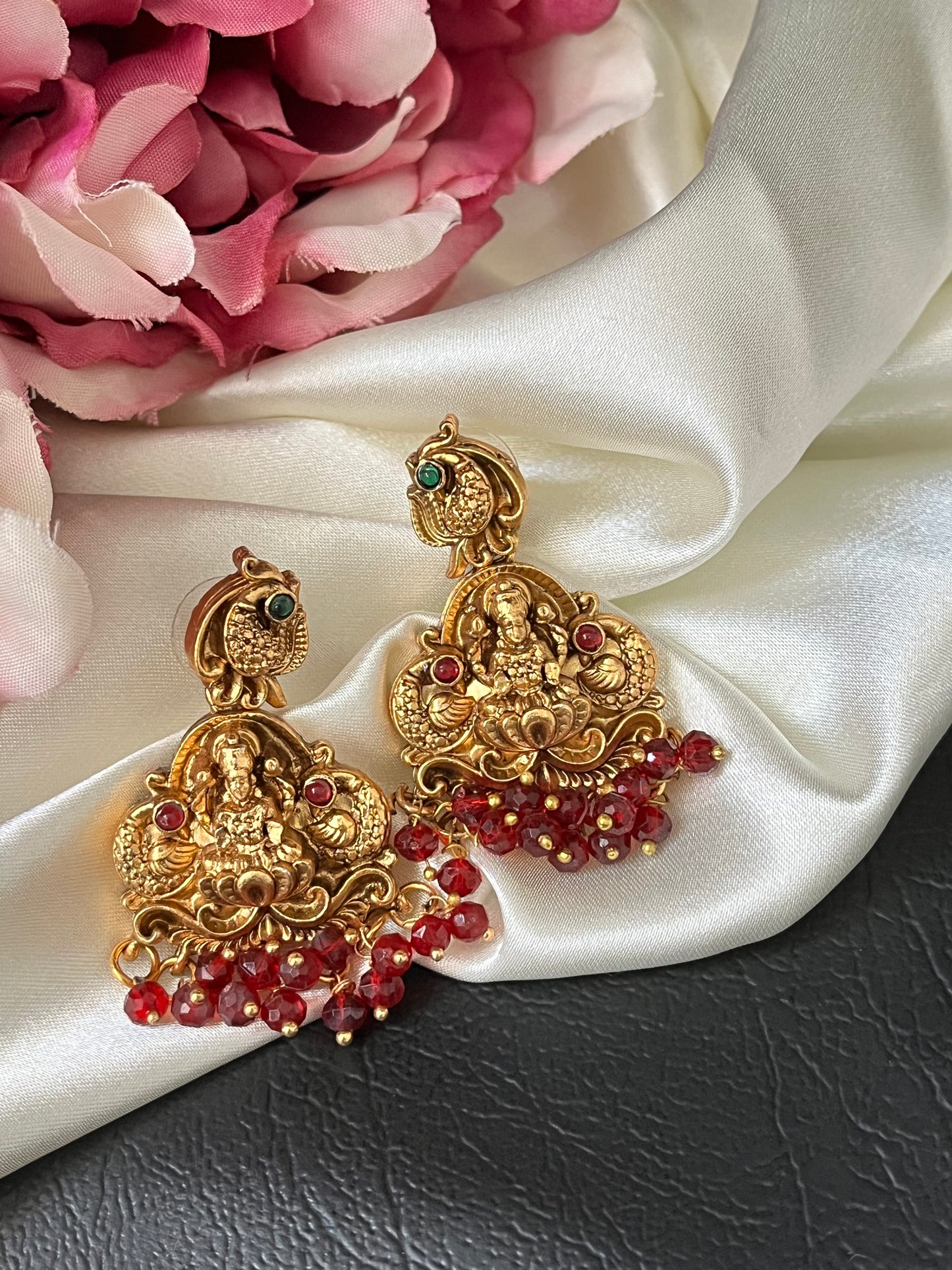 Mridulika - Temple Peacock Heritage Necklace Set