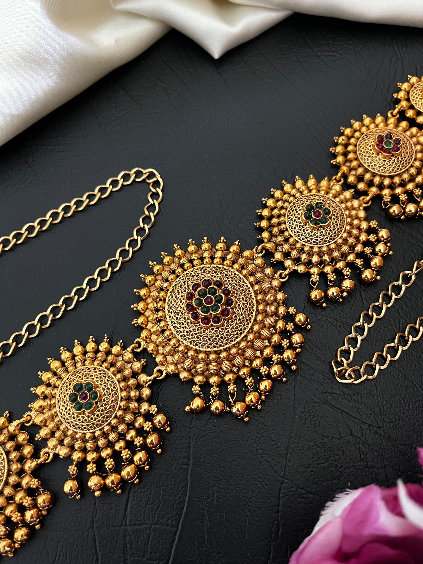 Sundari Chakra – Non-Idol Temple Disc Hip Chain