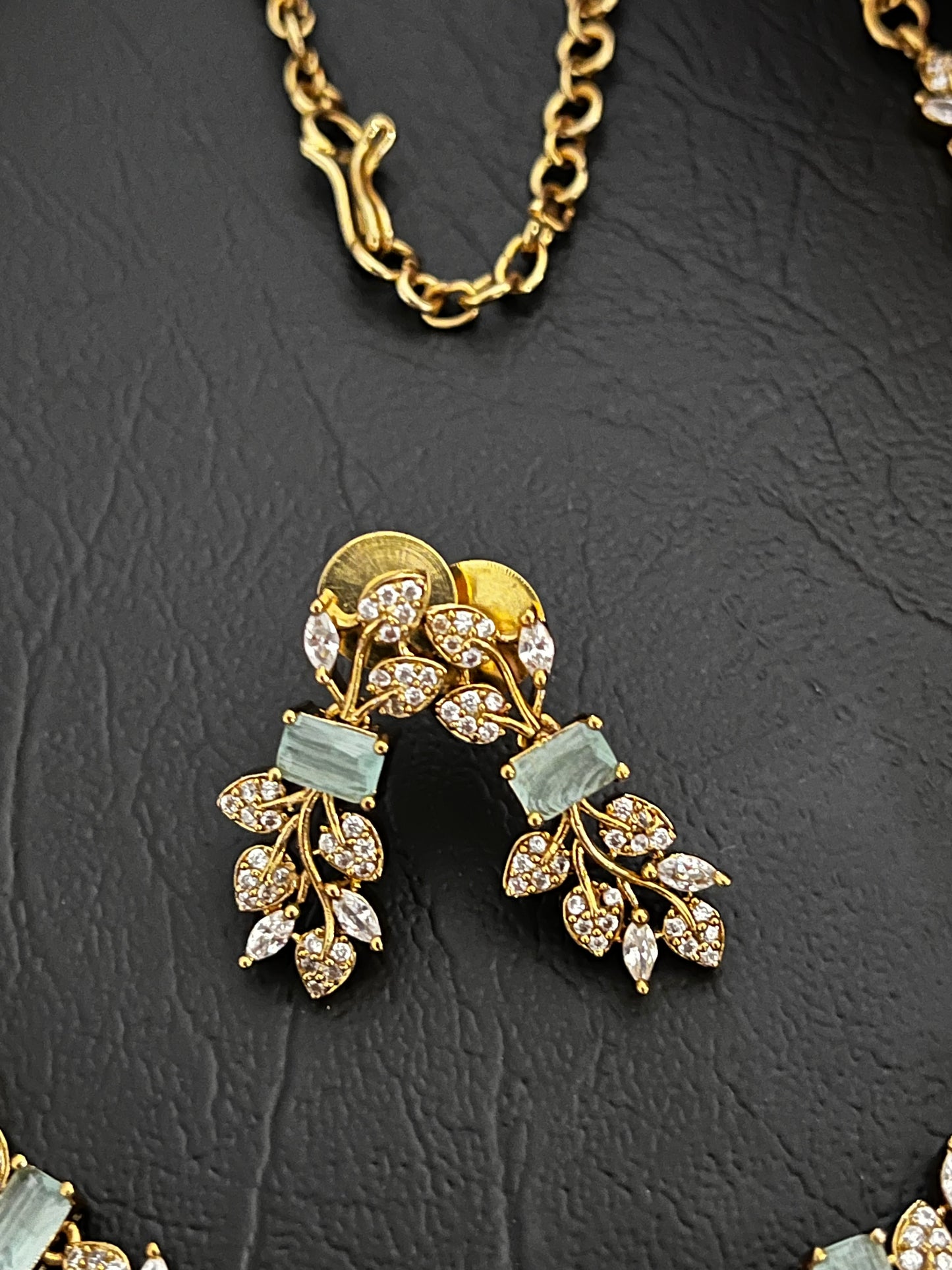 Celeste - CZ Pastel Stone Necklace Set