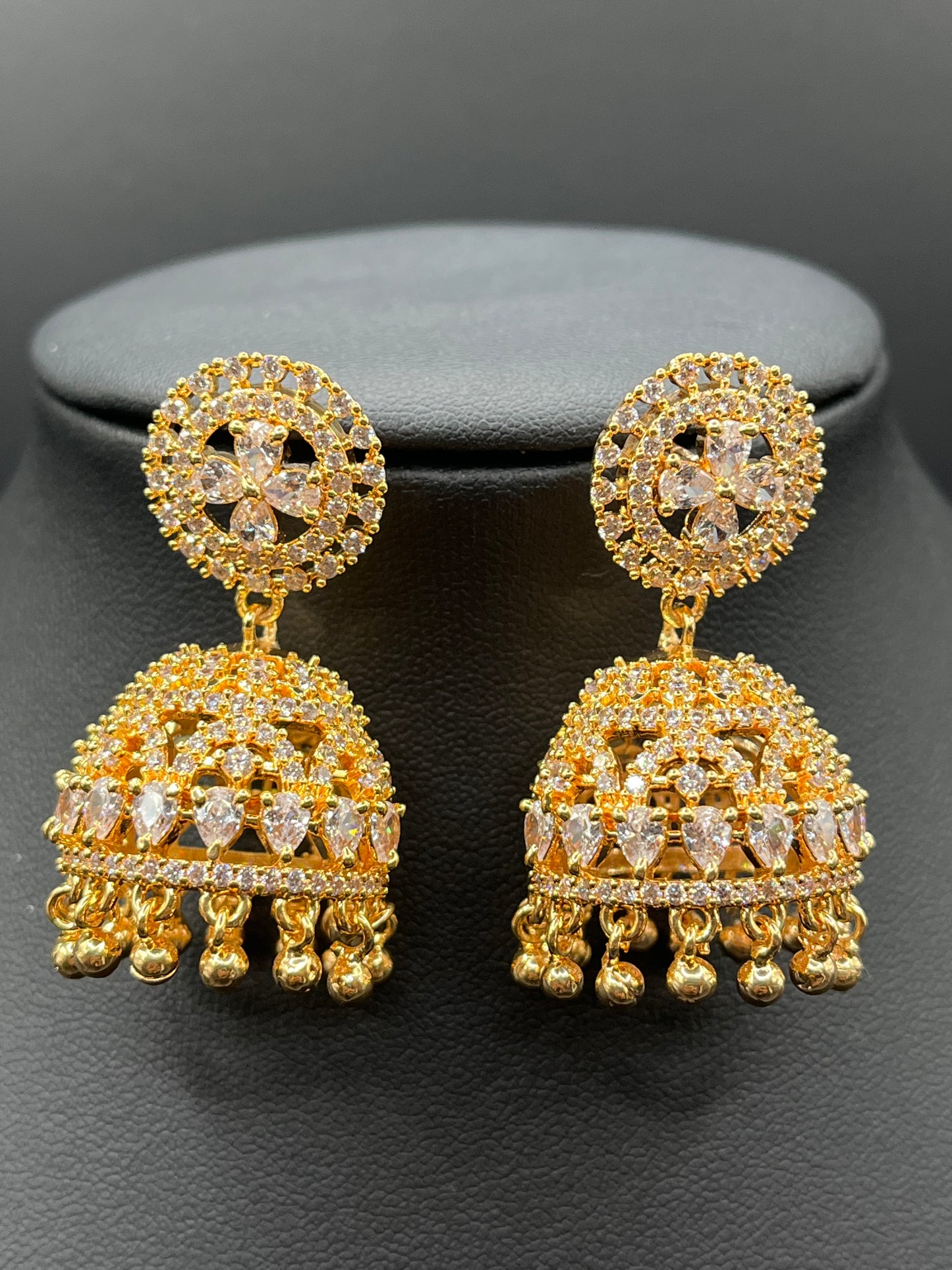 Nyla - Premium Gold Plated Jhumkas