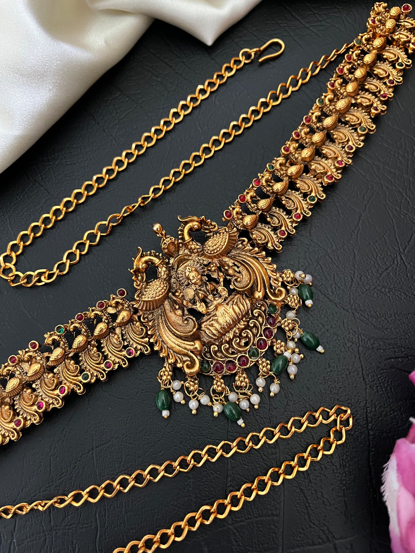 Shrivalli – Lakshmi Peacock Temple Hip Chain