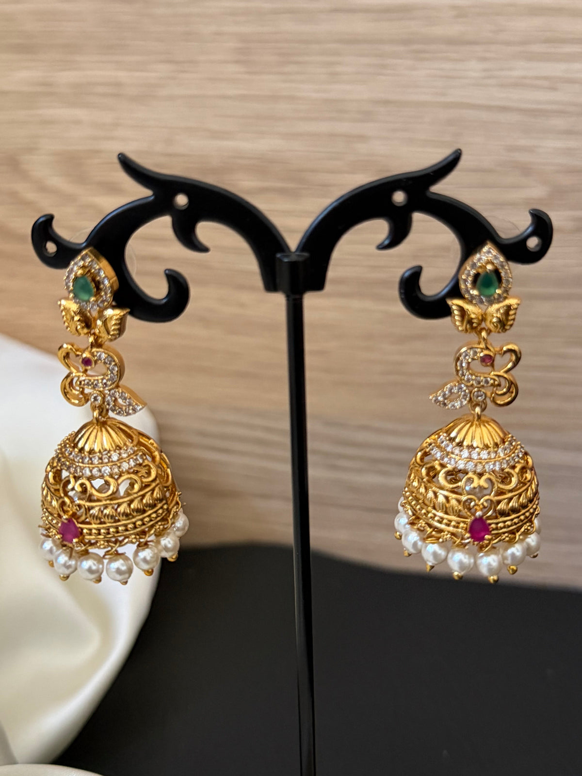 Zaveri - V2 – Classic CZ Jhumka Earrings