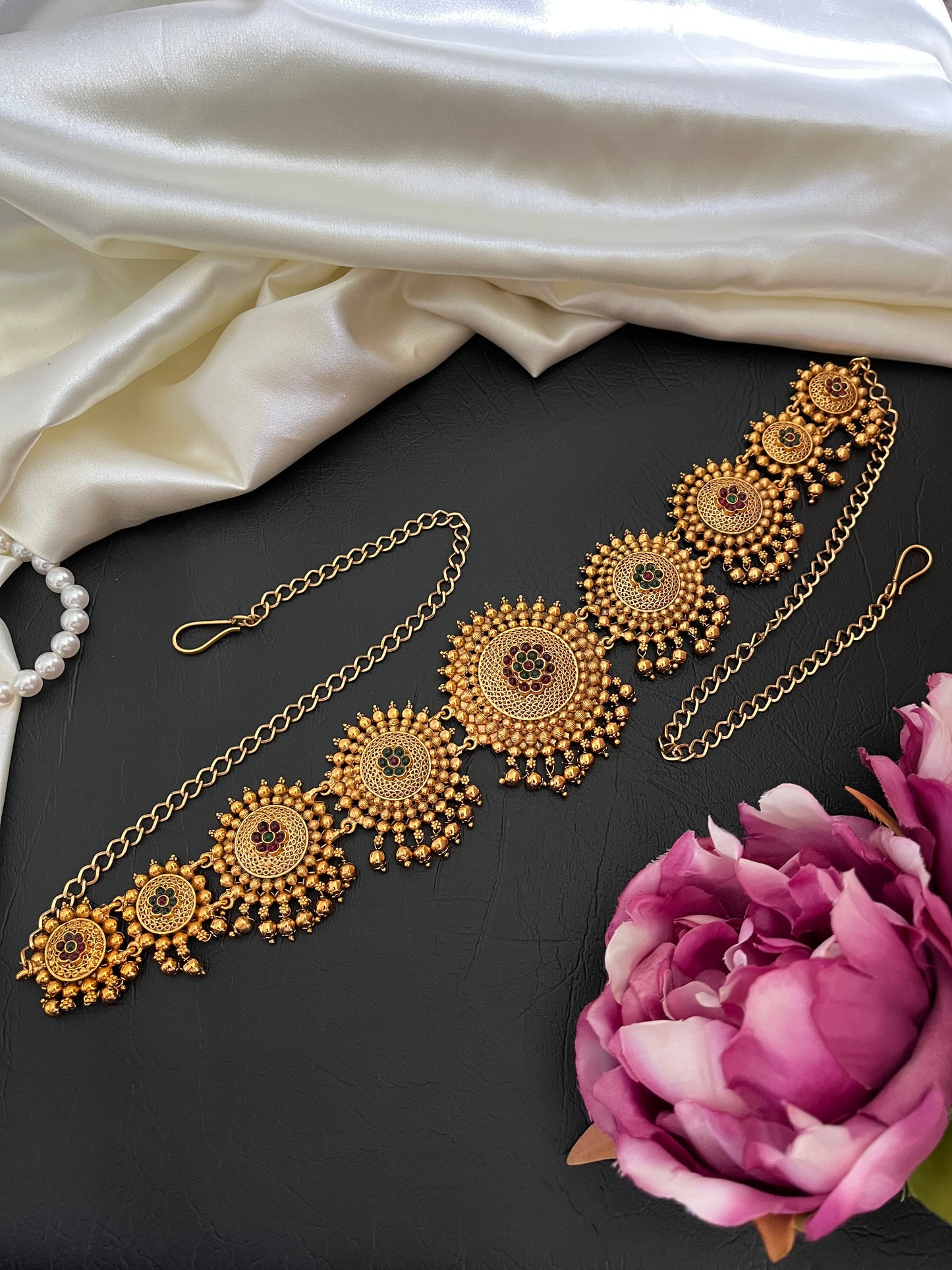 Sundari Chakra – Non-Idol Temple Disc Hip Chain