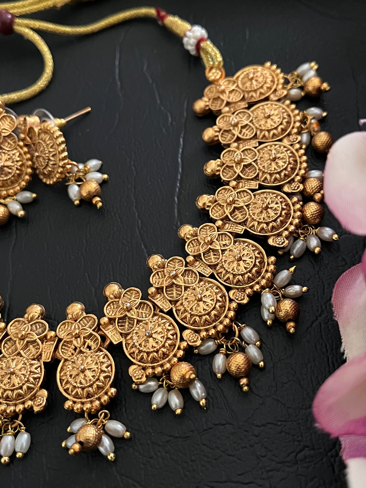Vritika - Temple Necklace Set