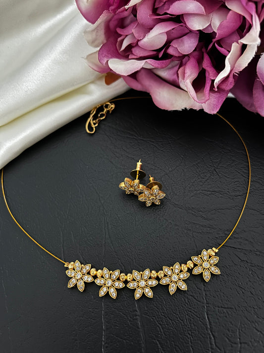 Celine Whisper - Floral Necklace Set