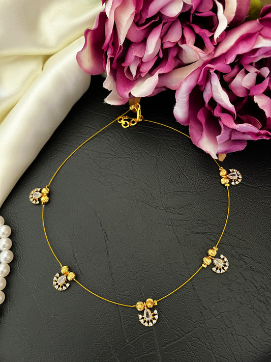 Veila – CZ Floating Whisper Necklace