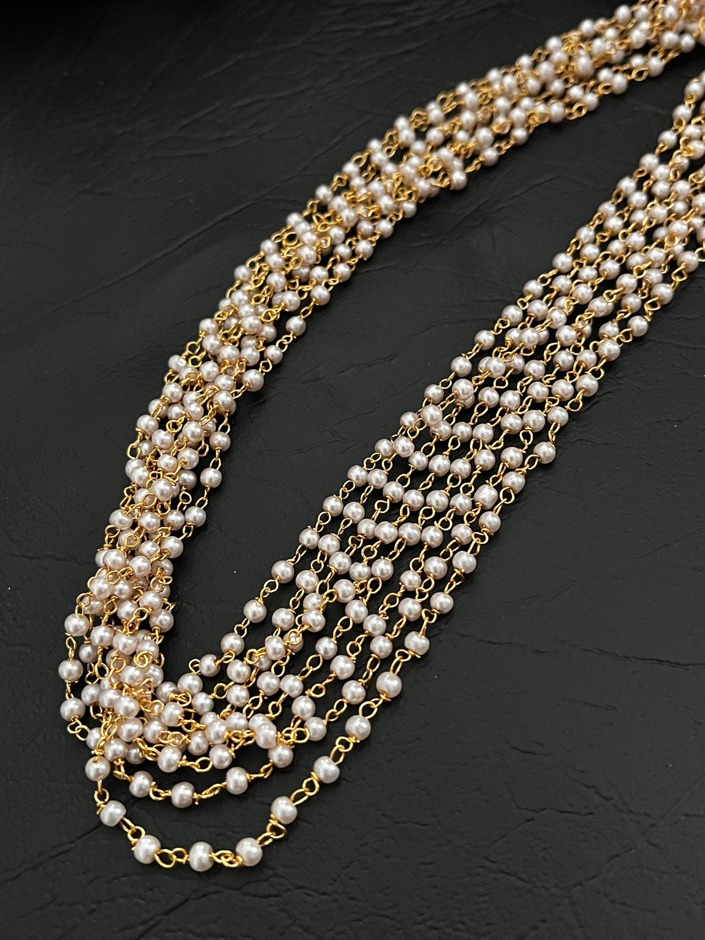 Hanna – Pearl Multi-Layer Statement Necklace