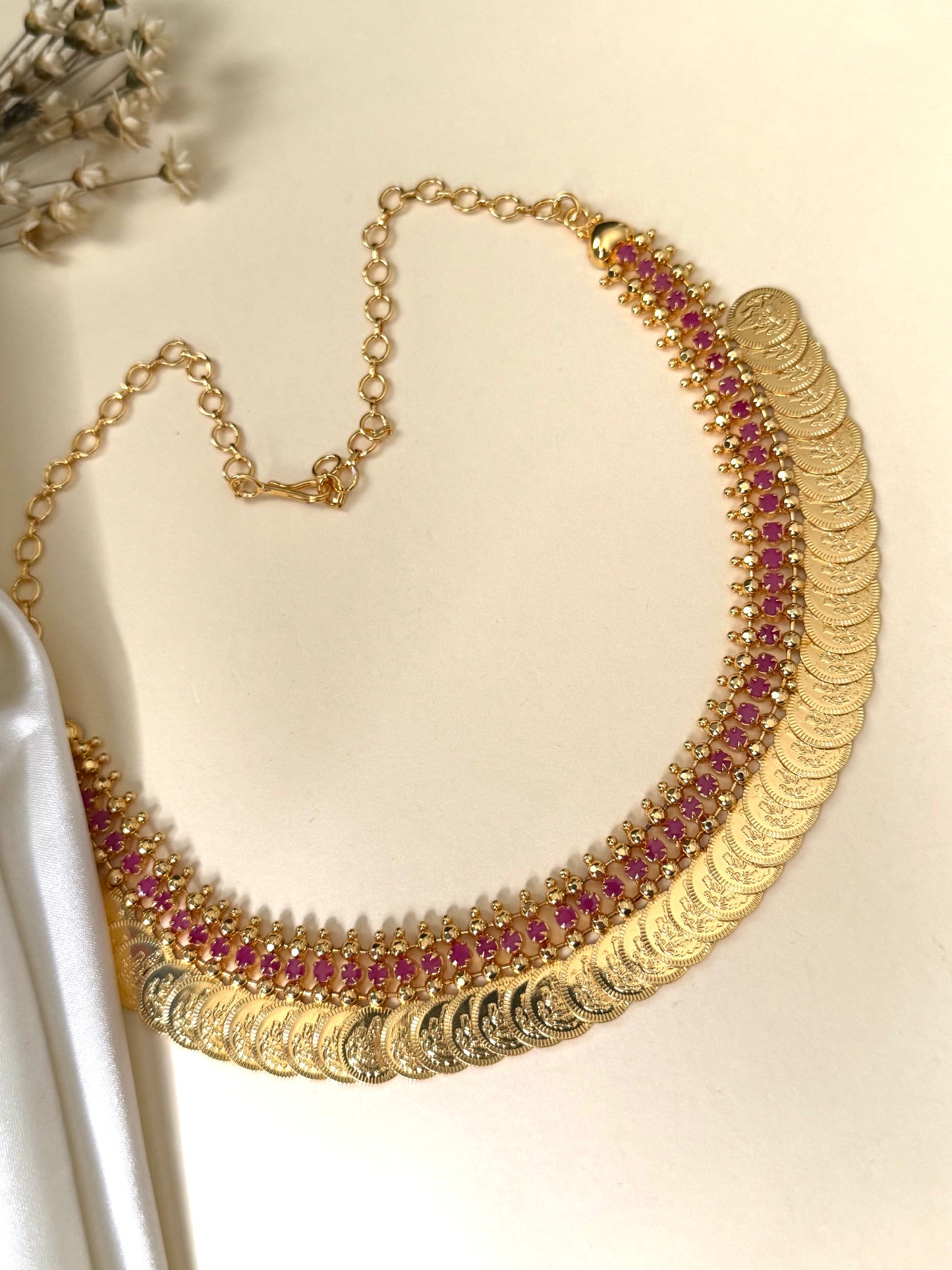 Kasumala V1 – Kerala Style Lakshmi Coin Necklace