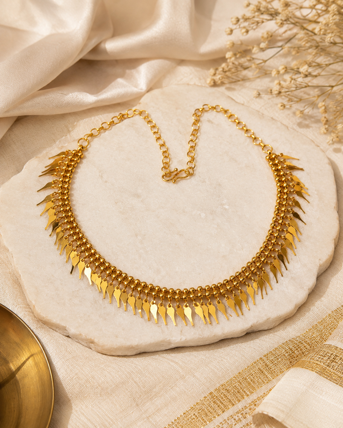 Tharini - Kerala Elakkathali Necklace