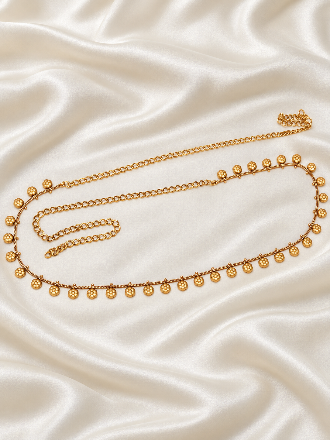 Kusuma - Floral Charm Hip Chain | Waist Chain & Aranjanam Australia