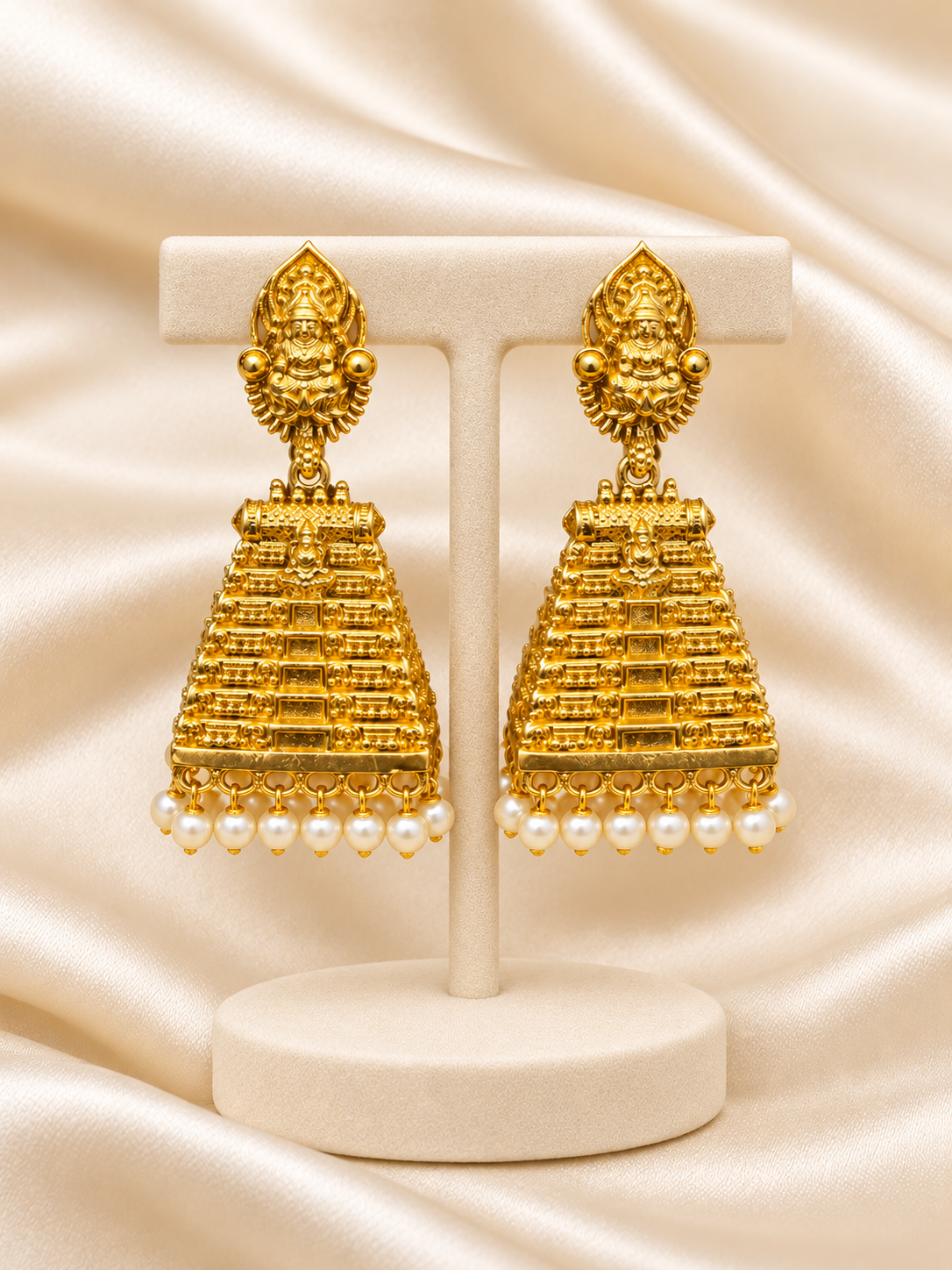 Gopura | South Indian Temple Jhumka Earrings