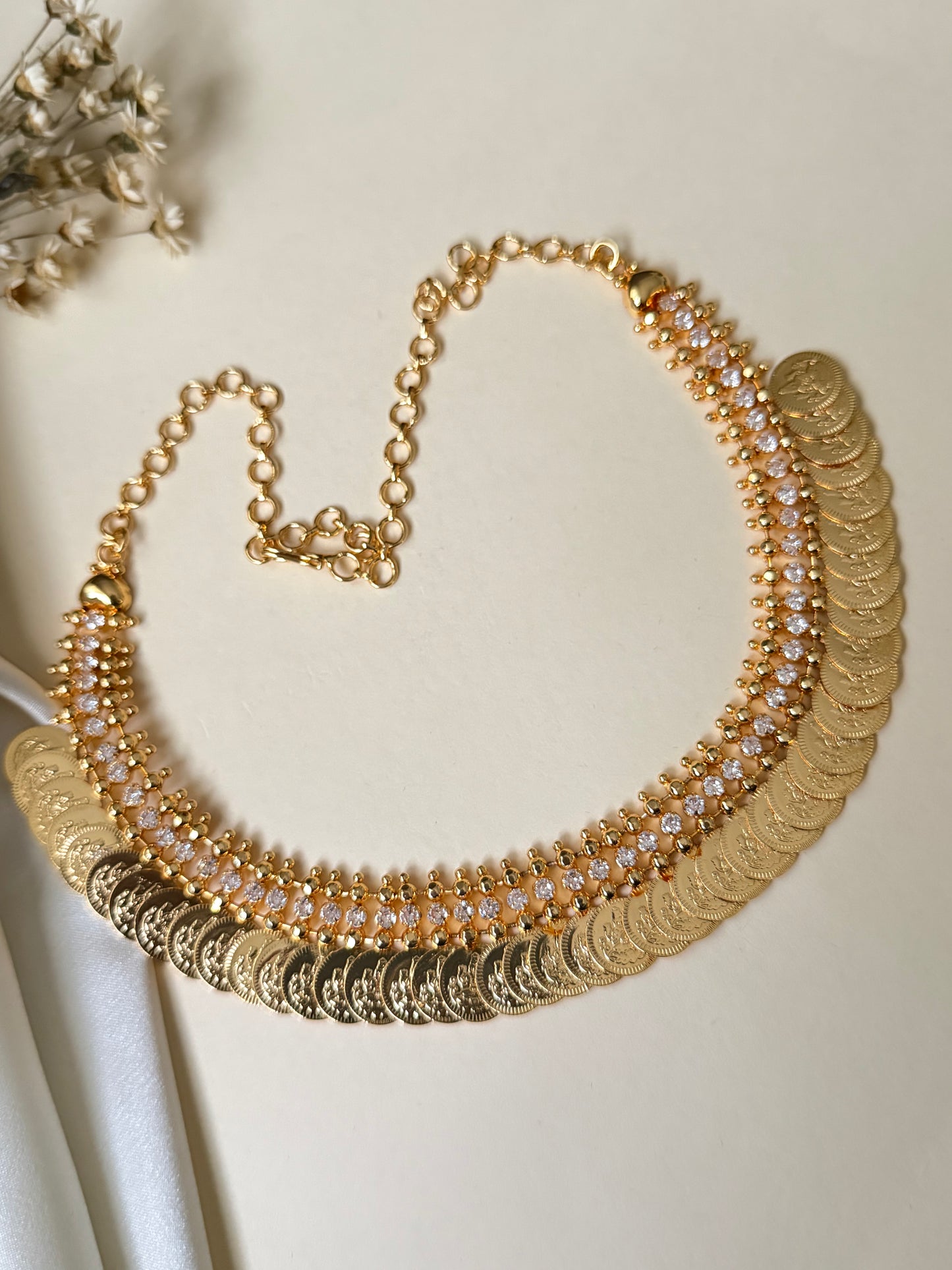 Kasumala V1 – Kerala Style Lakshmi Coin Necklace