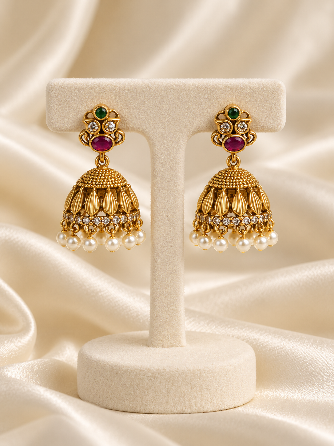 Tara - Petite Jhumka Earrings